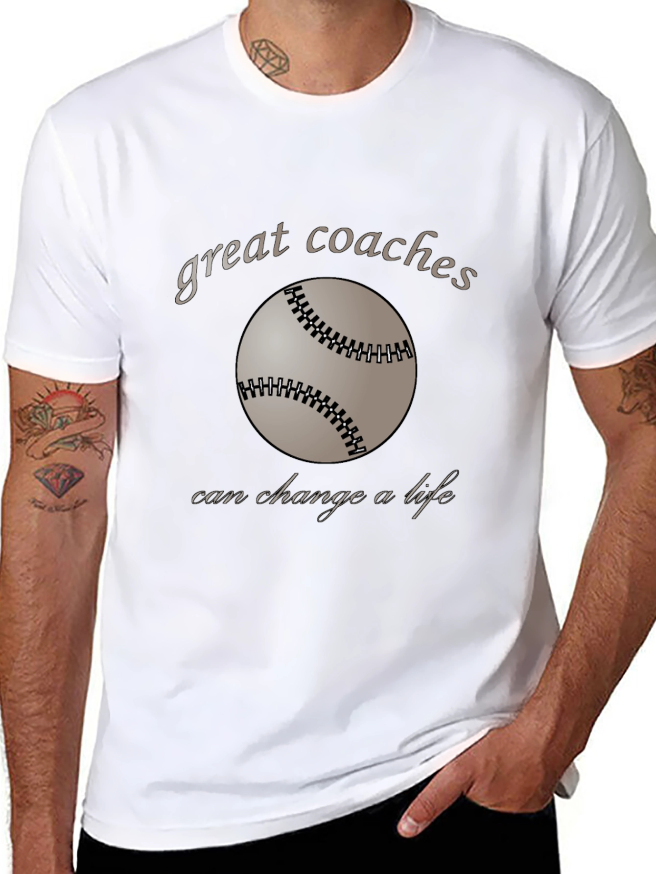 Great Coaches Baseball Graphic T-Shirt