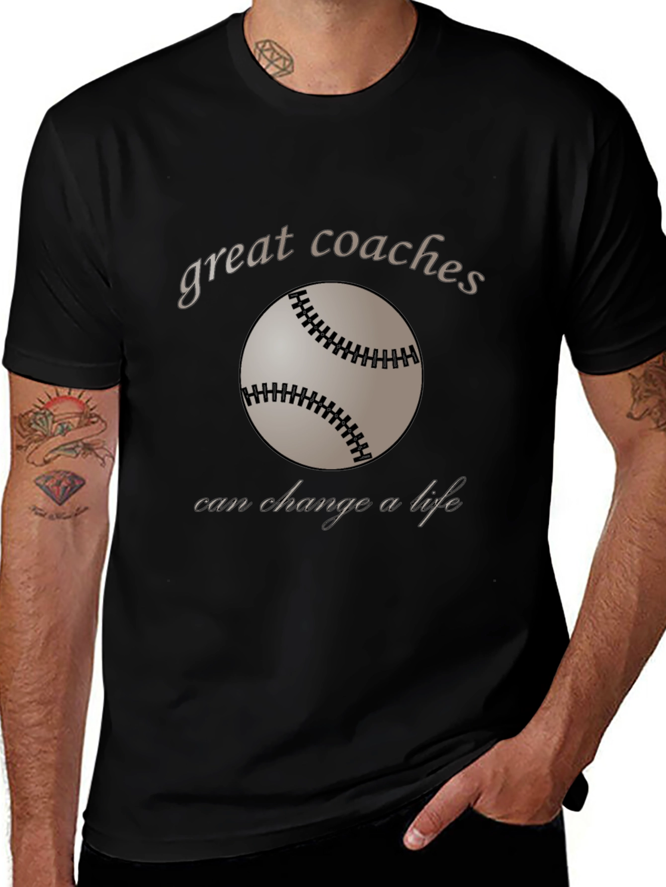 Great Coaches Baseball Graphic T-Shirt