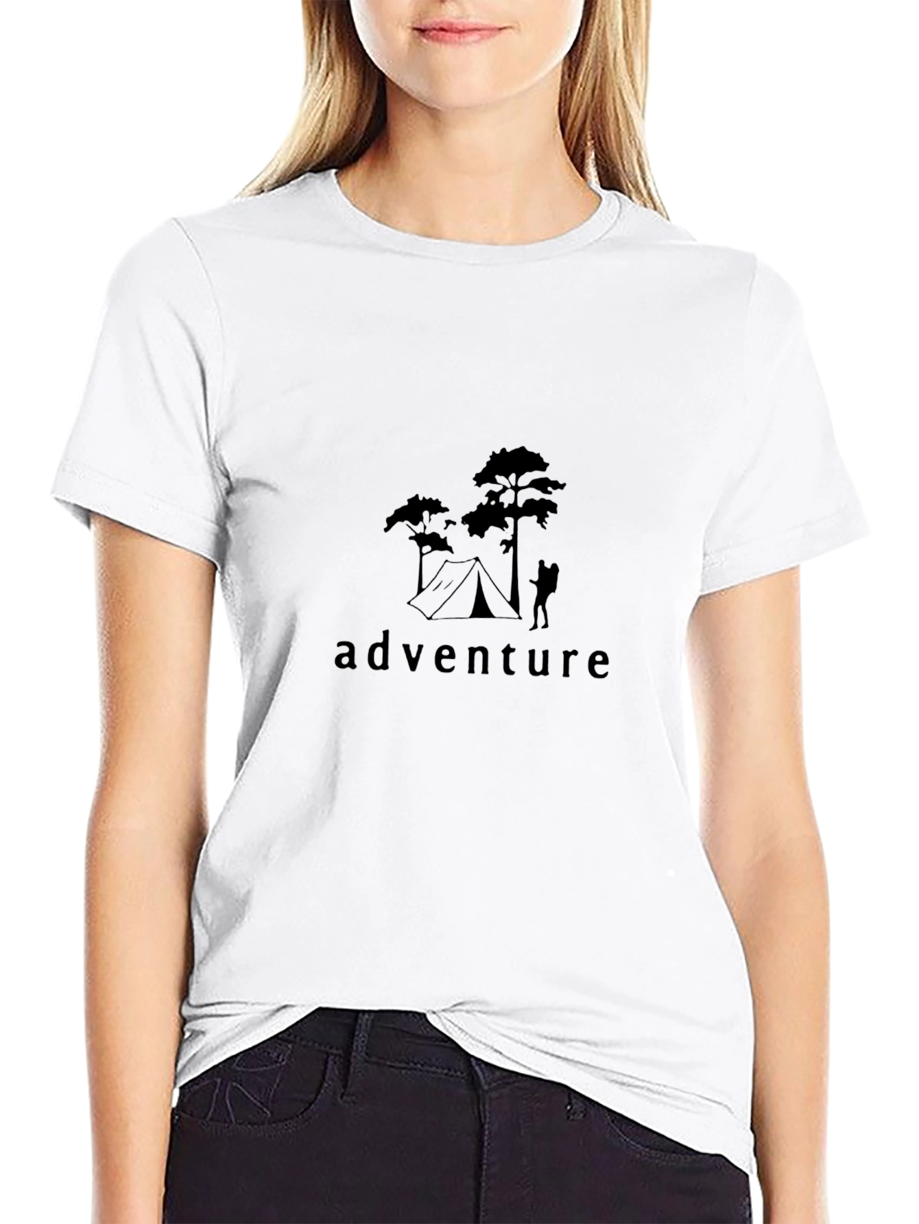 Adventure Awaits Black T-Shirt