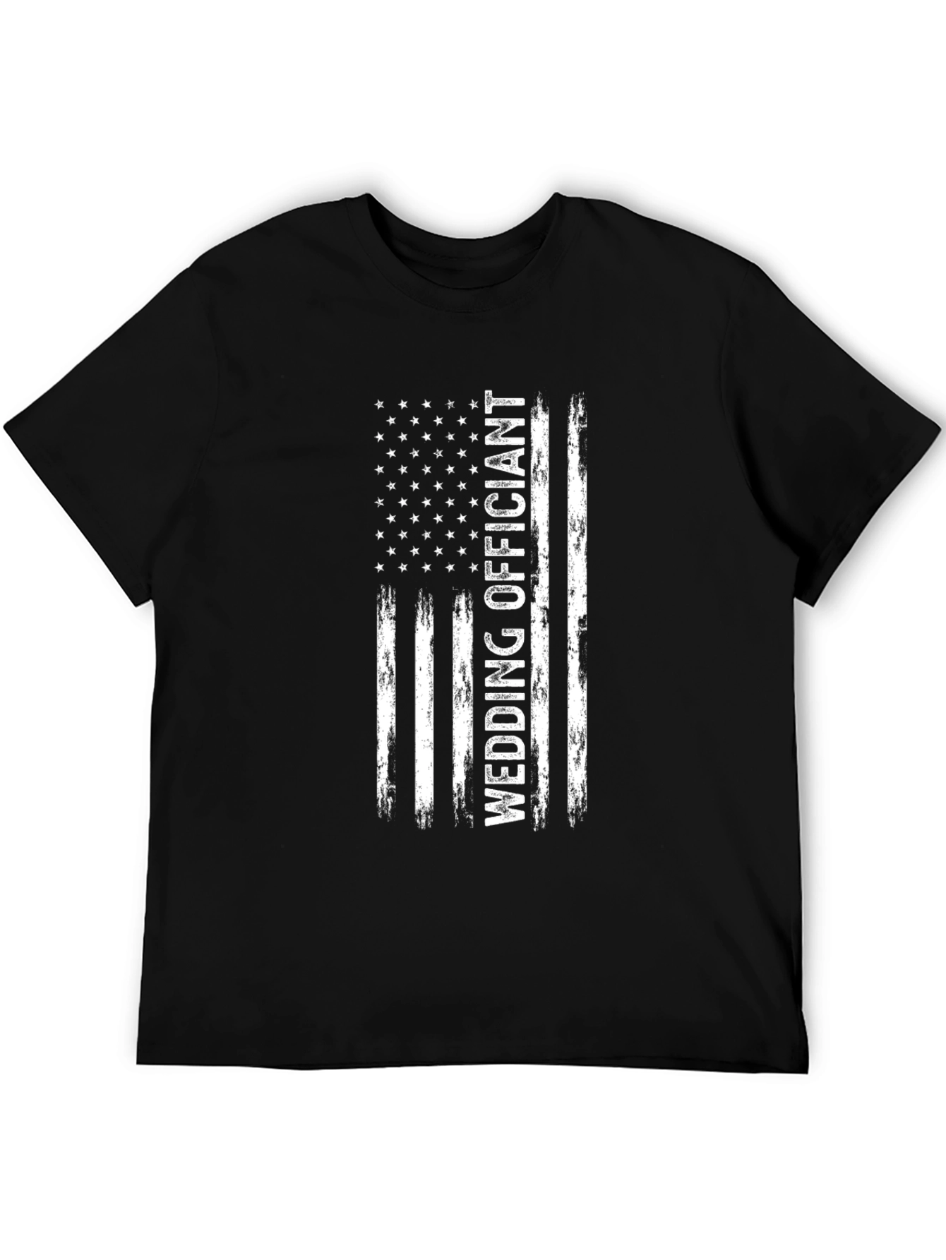 Wedding Officiant American Flag T-Shirt
