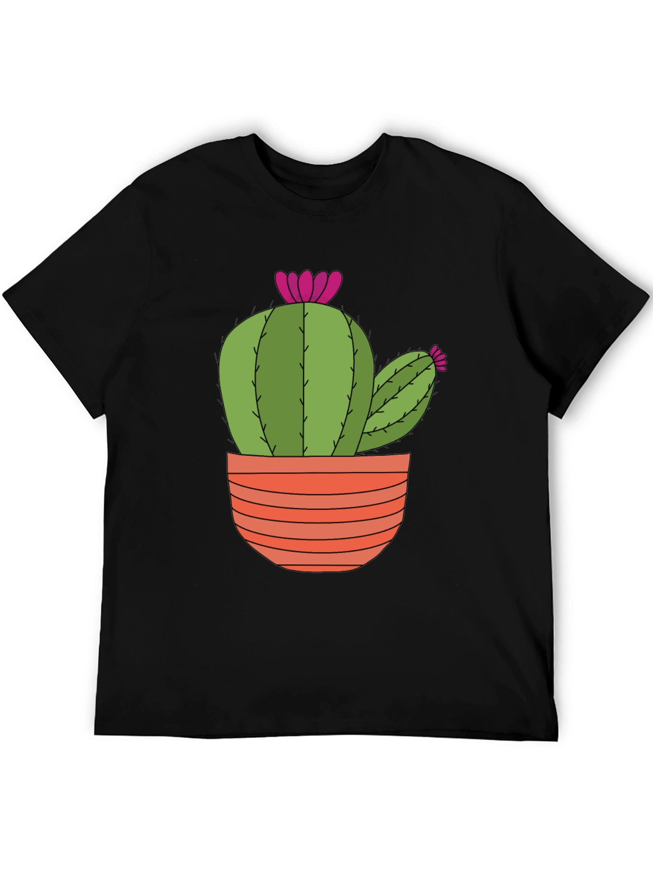 Cactus T-Shirt: Trendy Potted Plant Tee