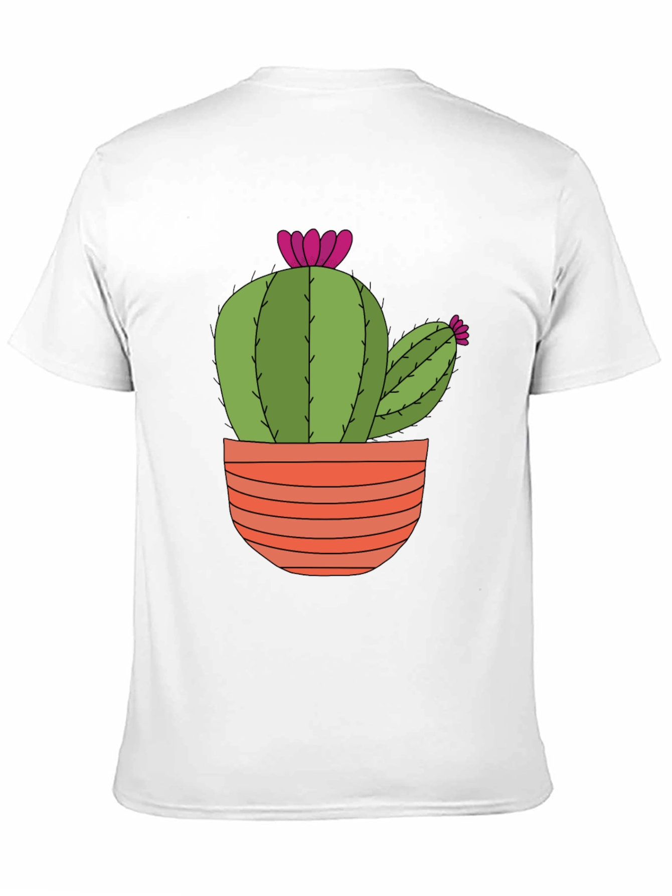 Cactus T-Shirt: Trendy Potted Plant Tee