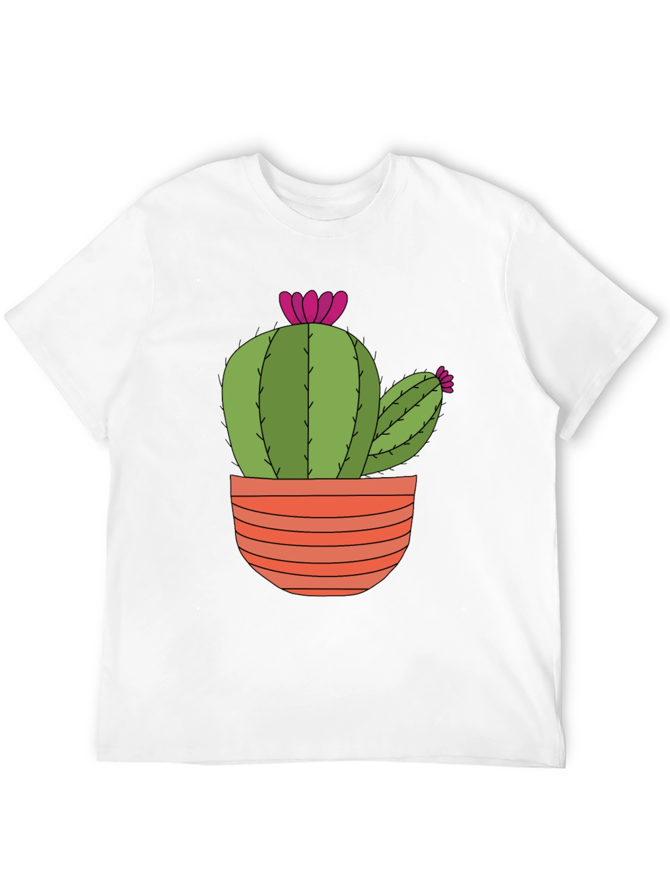 Cactus T-Shirt: Trendy Potted Plant Tee