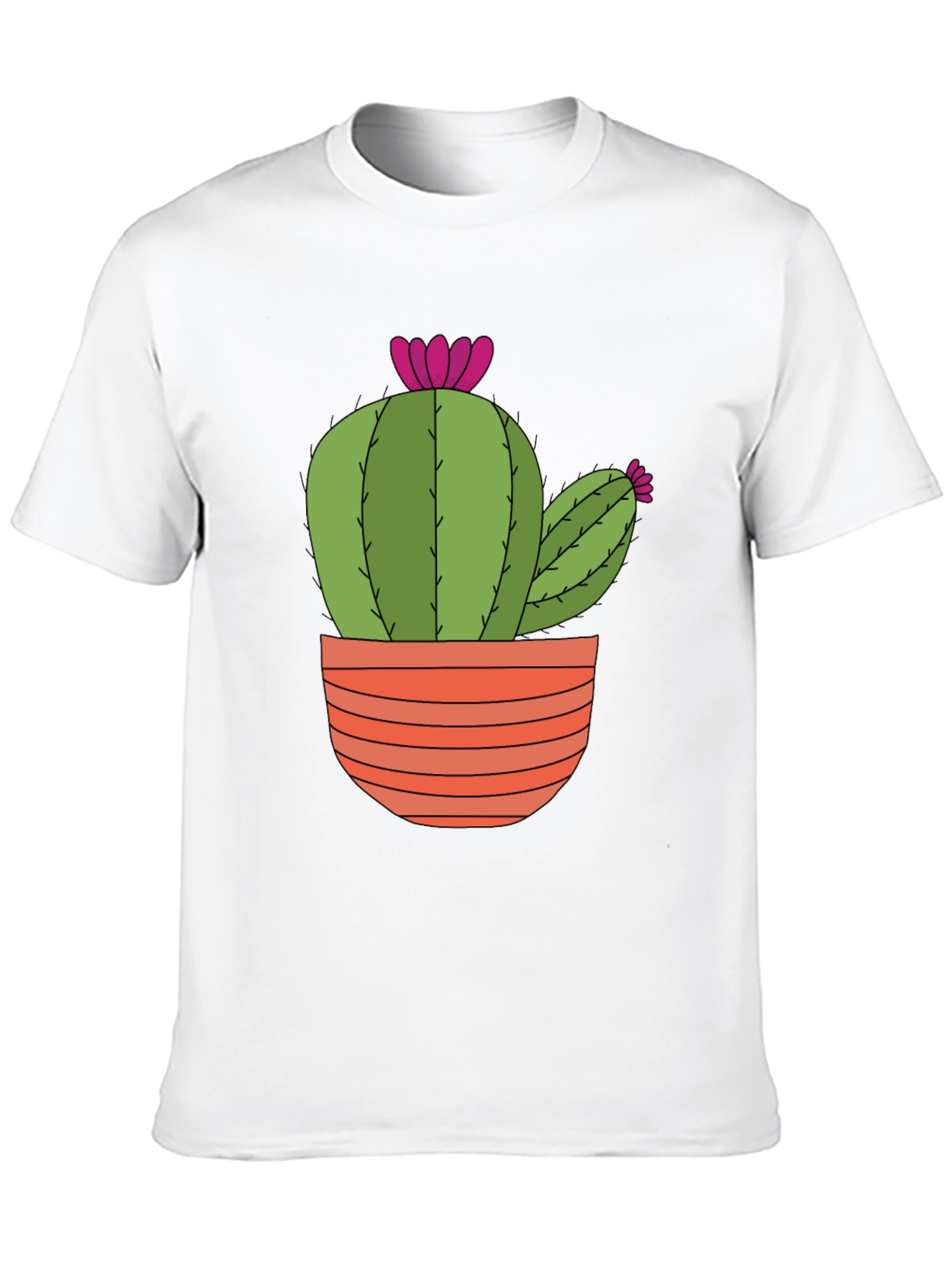 Cactus T-Shirt: Trendy Potted Plant Tee