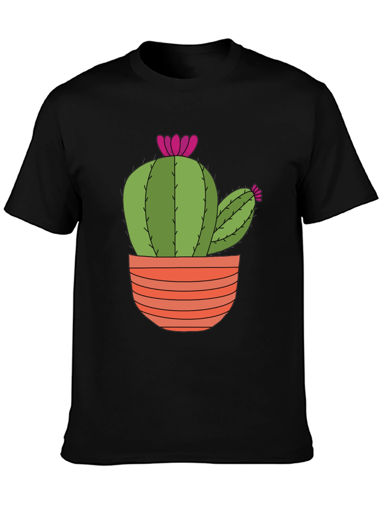 Cactus T-Shirt: Trendy Potted Plant Tee