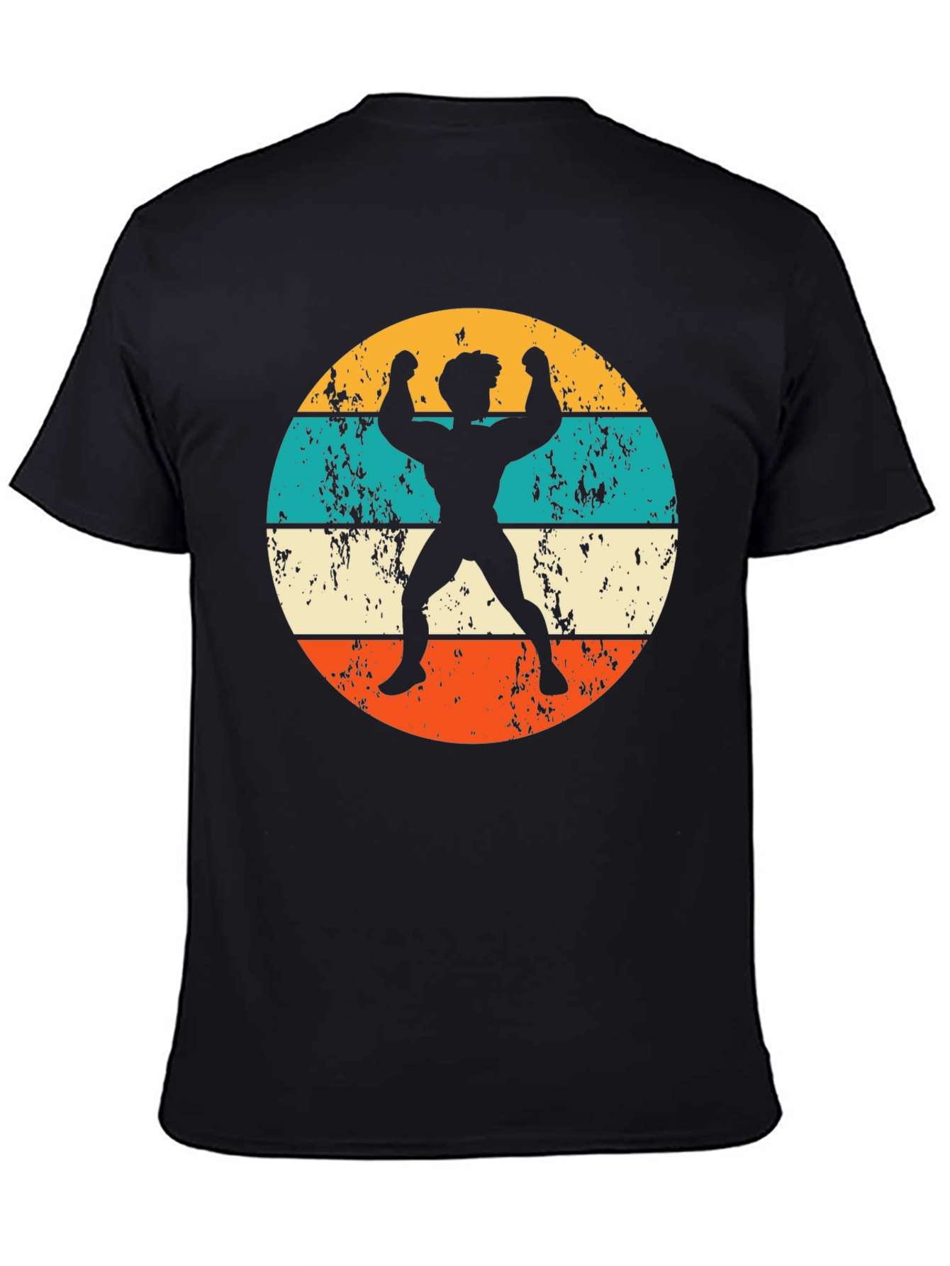 Retro Bodybuilder Graphic T-Shirt