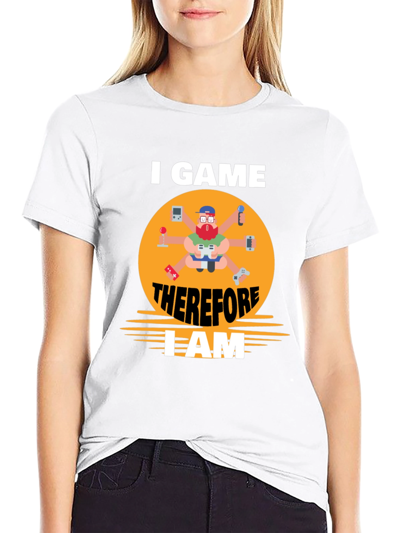 I Game Therefore I Am Gamer T-Shirt