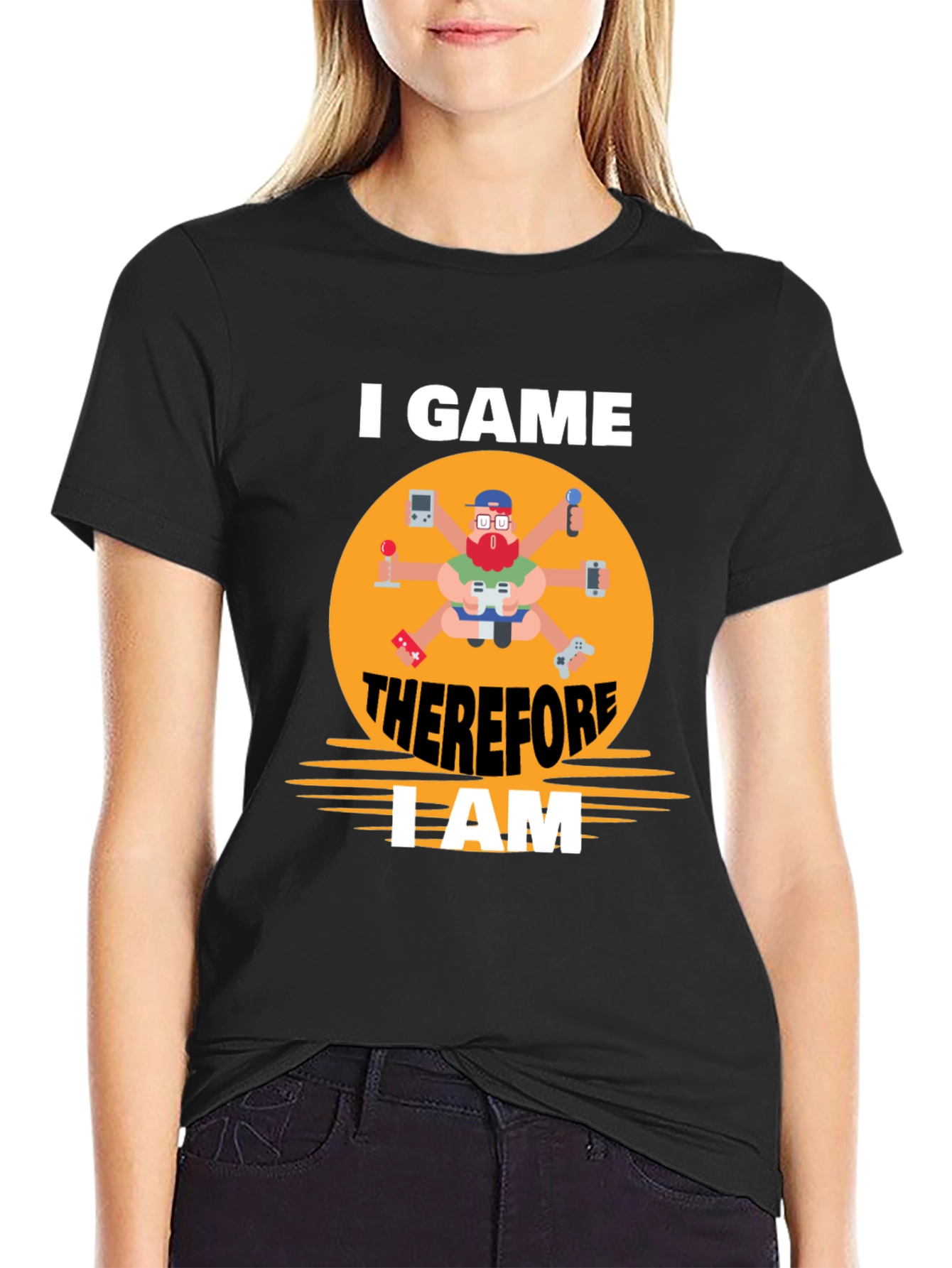 I Game Therefore I Am Gamer T-Shirt