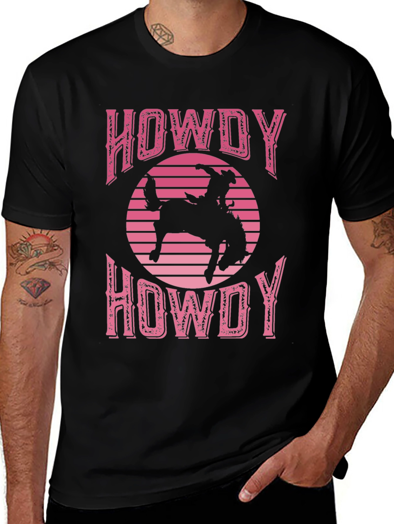 Retro Howdy Rodeo Graphic Tee