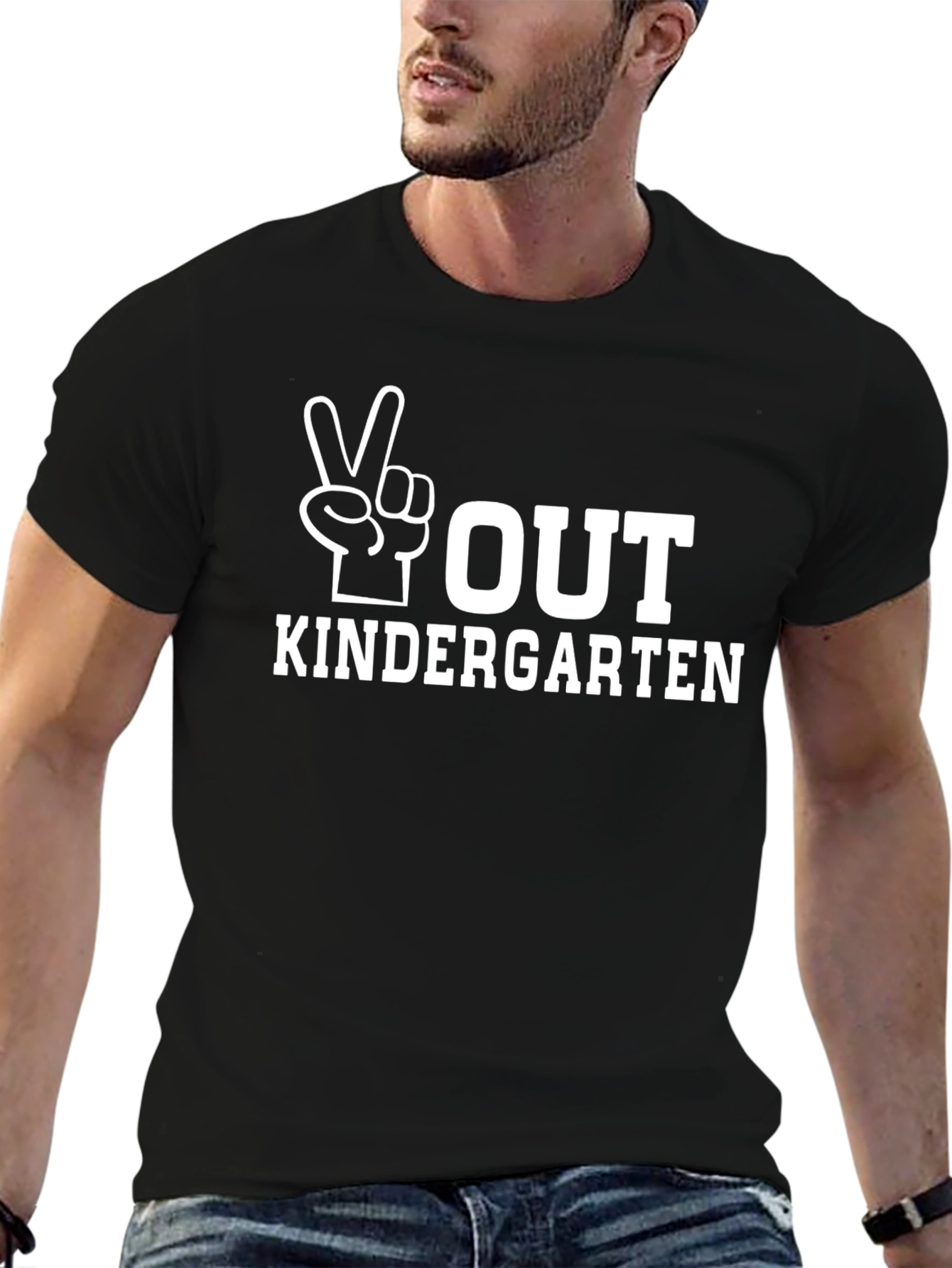 Peace Out Kindergarten Graduation T-Shirt