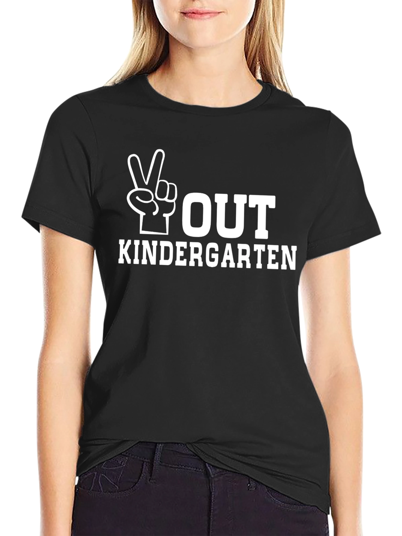 Peace Out Kindergarten Graduation T-Shirt