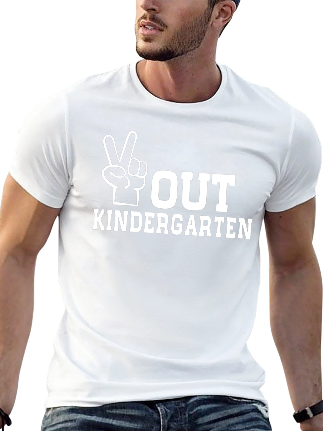 Peace Out Kindergarten Graduation T-Shirt