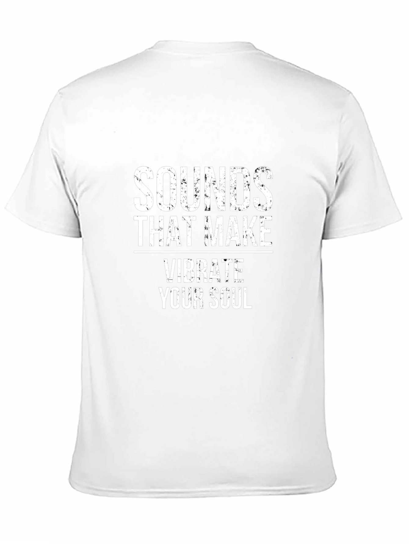 Sounds That Make Your Soul Vibrate Black T-Shirt