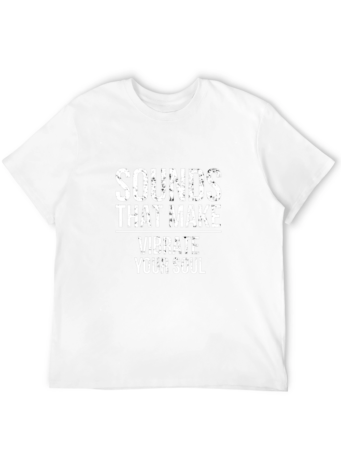Sounds That Make Your Soul Vibrate Black T-Shirt