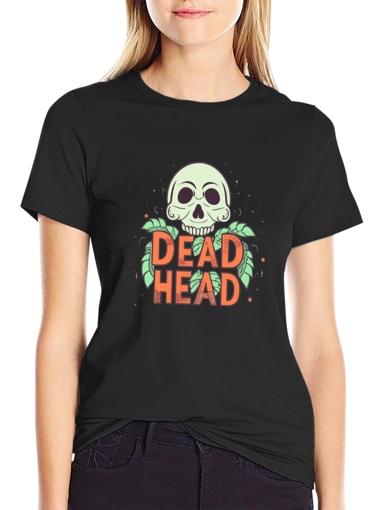 Dead Head Graphic T-Shirt - Black
