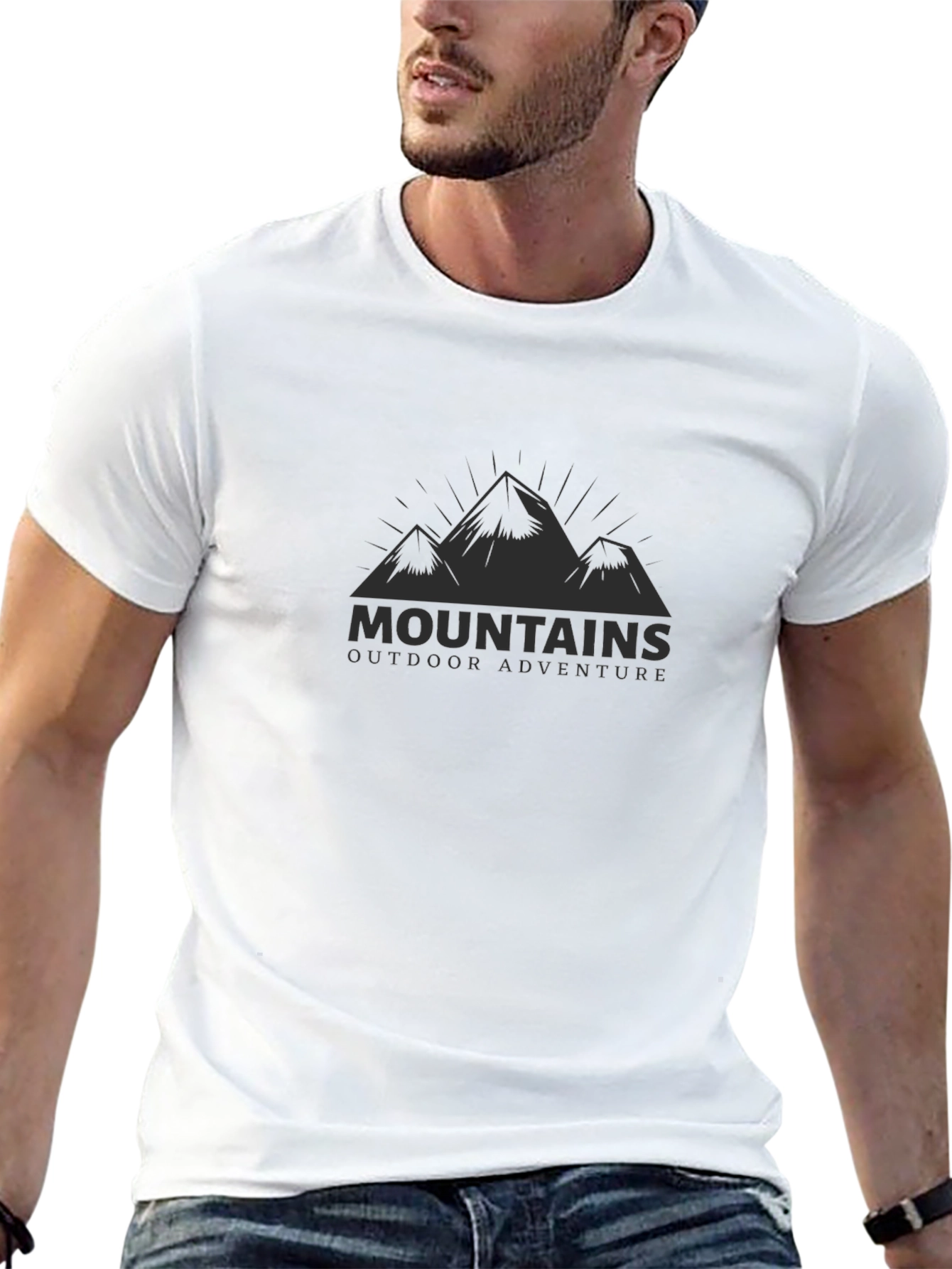 Mountains Outdoor Adventure Graphic T-Shirt