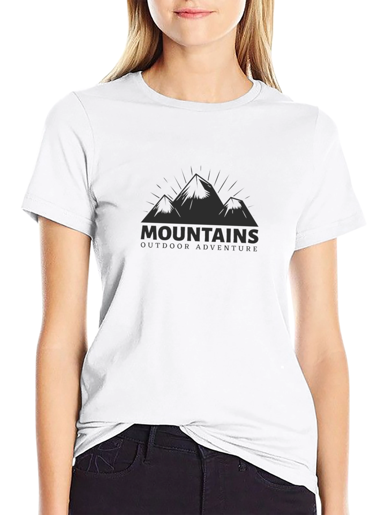 Mountains Outdoor Adventure Graphic T-Shirt