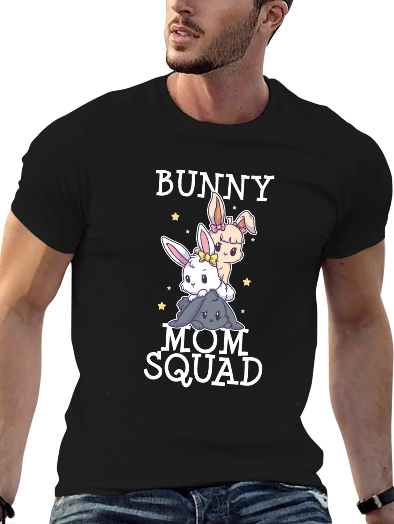 Bunny Mom Squad T-Shirt - Cute Easter Tee