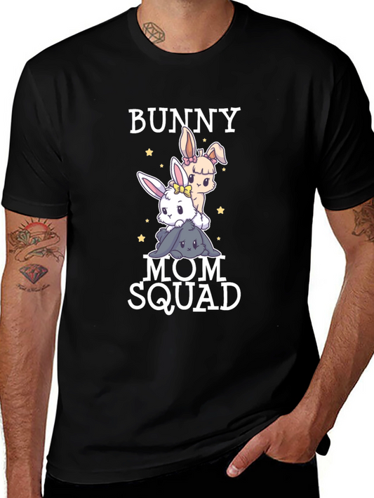 Bunny Mom Squad T-Shirt - Cute Easter Tee