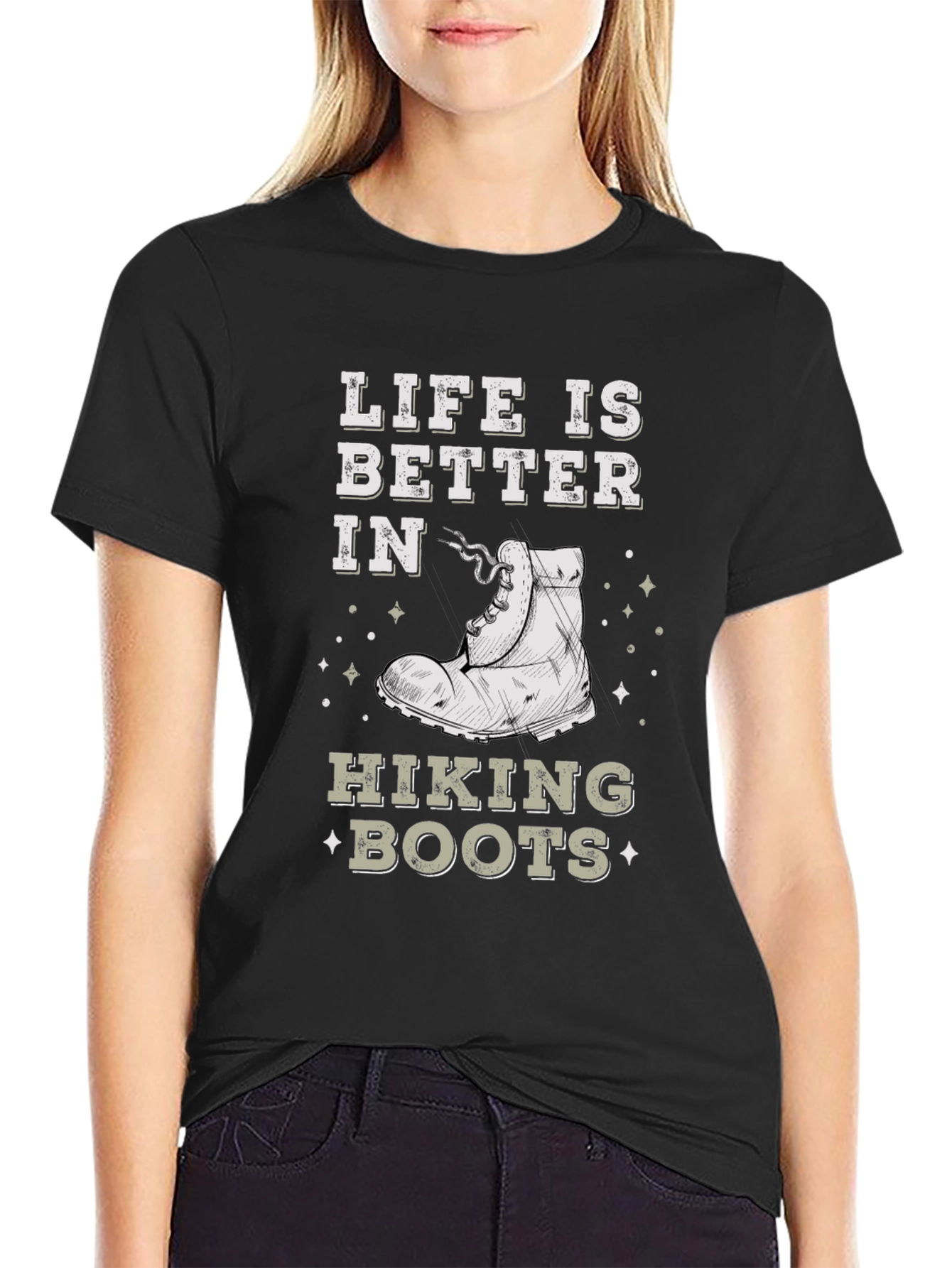 Life is Better in Hiking Boots Graphic Tee