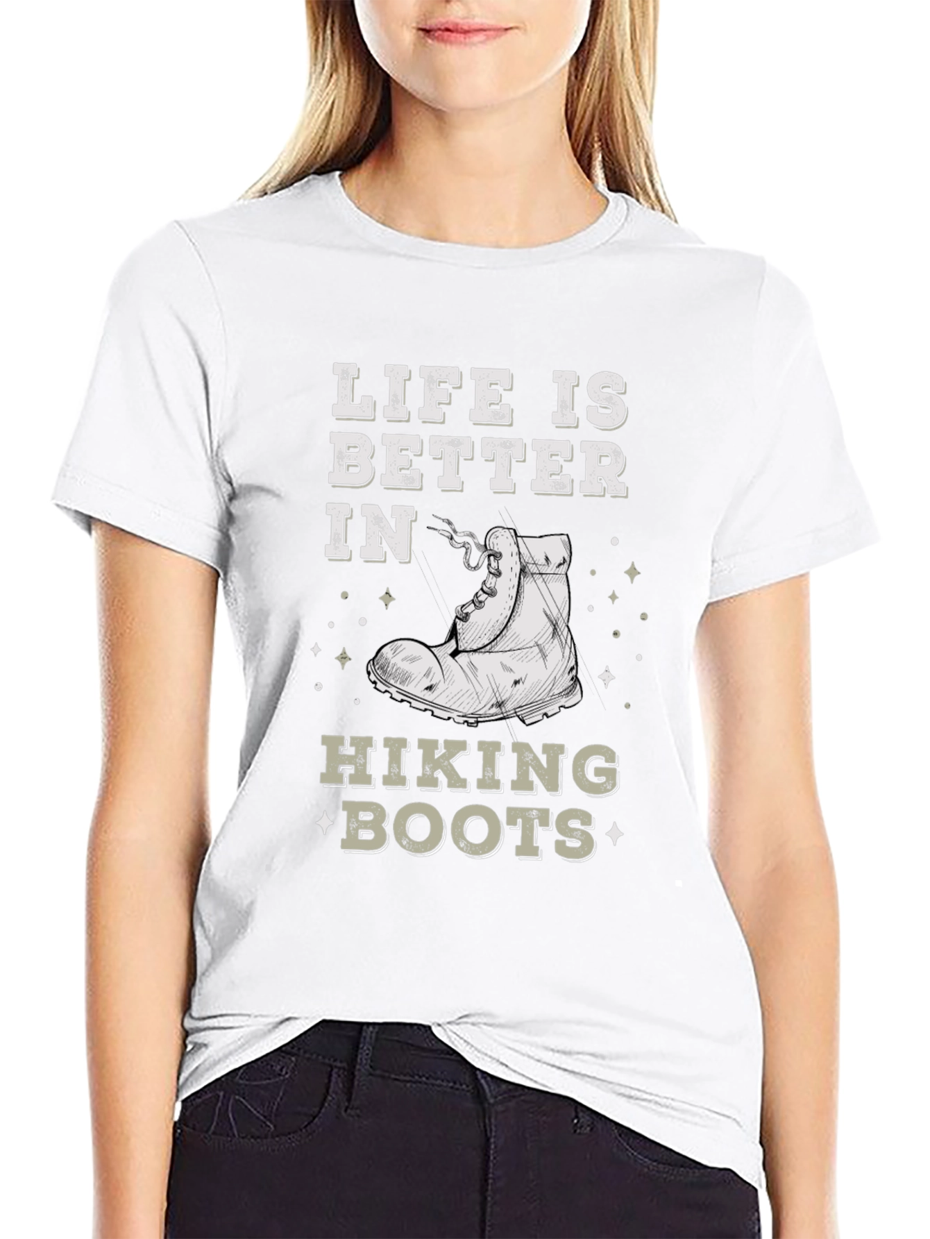 Life is Better in Hiking Boots Graphic Tee