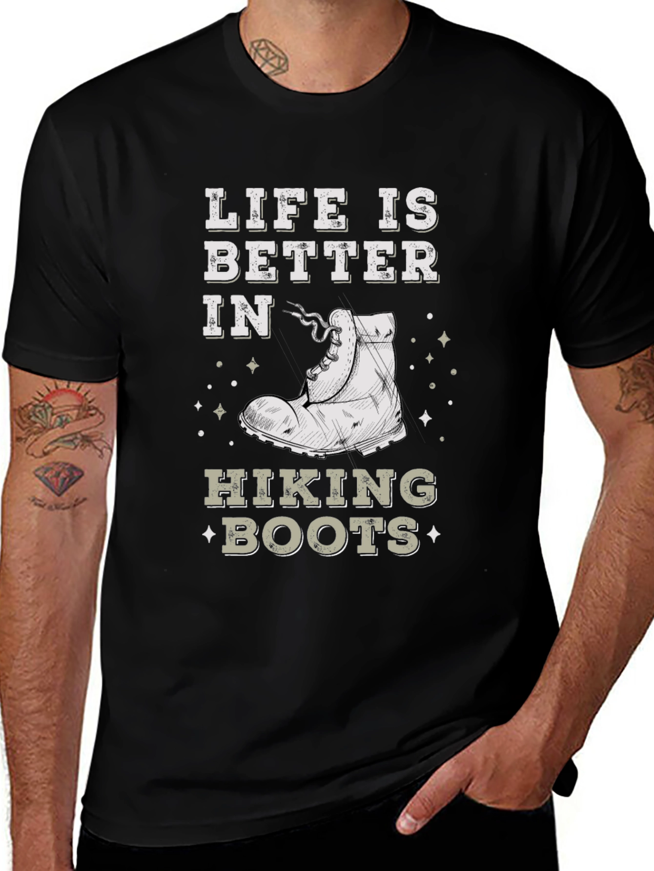 Life is Better in Hiking Boots Graphic Tee