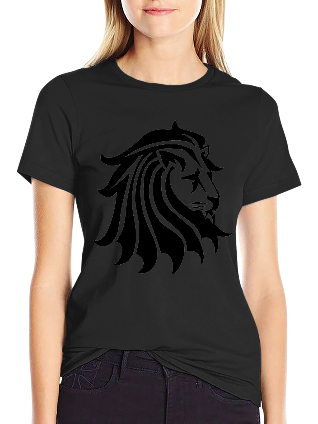 Lion Graphic Print T-Shirt - Stylish Menswear