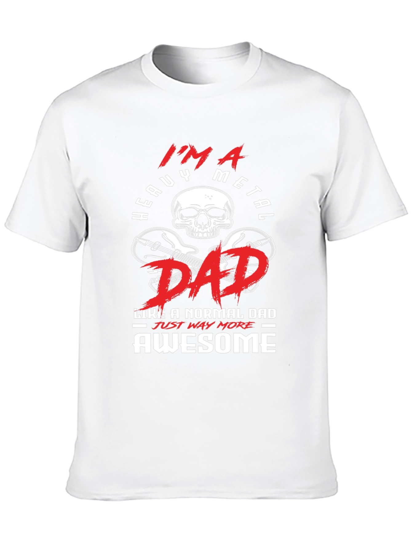 Heavy Metal Dad T-Shirt - Awesome Graphic Tee