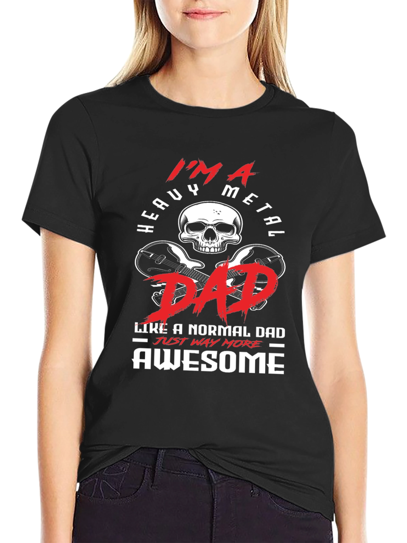 Heavy Metal Dad T-Shirt - Awesome Graphic Tee