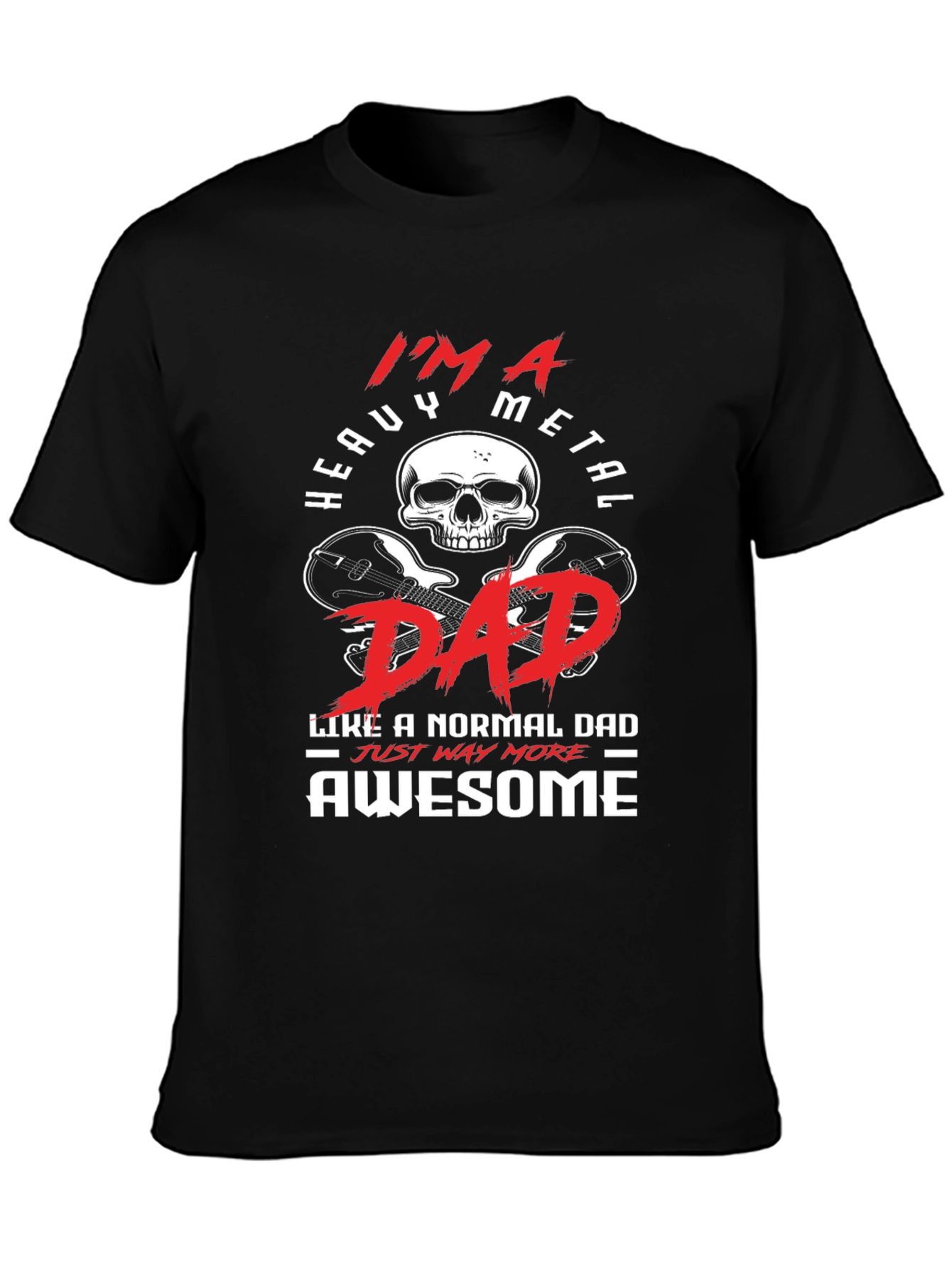 Heavy Metal Dad T-Shirt - Awesome Graphic Tee