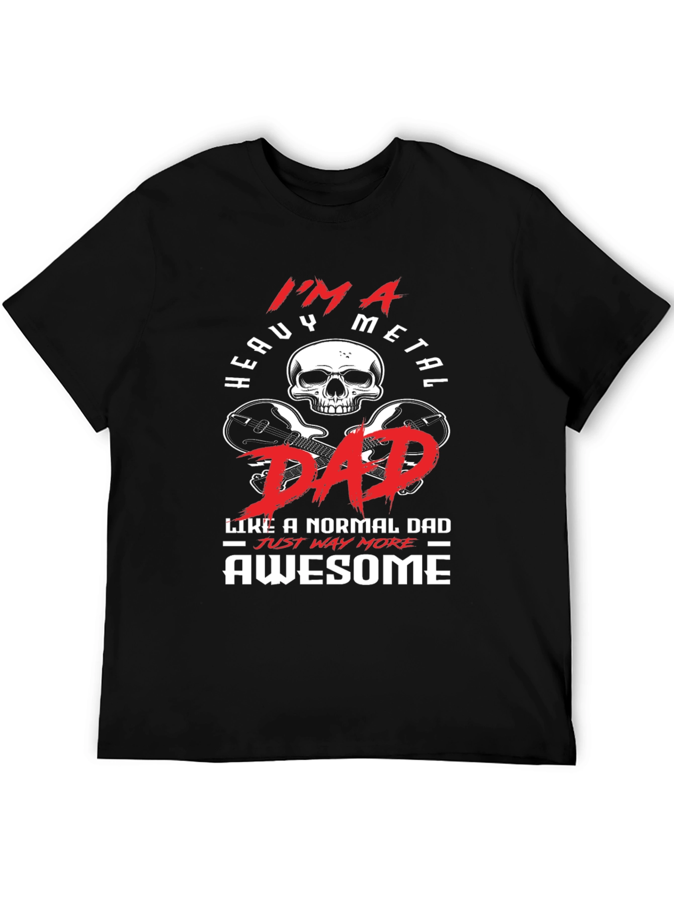 Heavy Metal Dad T-Shirt - Awesome Graphic Tee