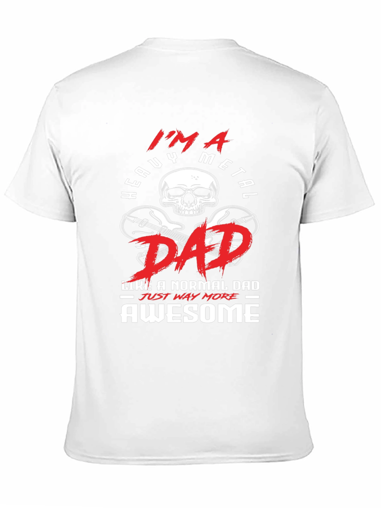 Heavy Metal Dad T-Shirt - Awesome Graphic Tee