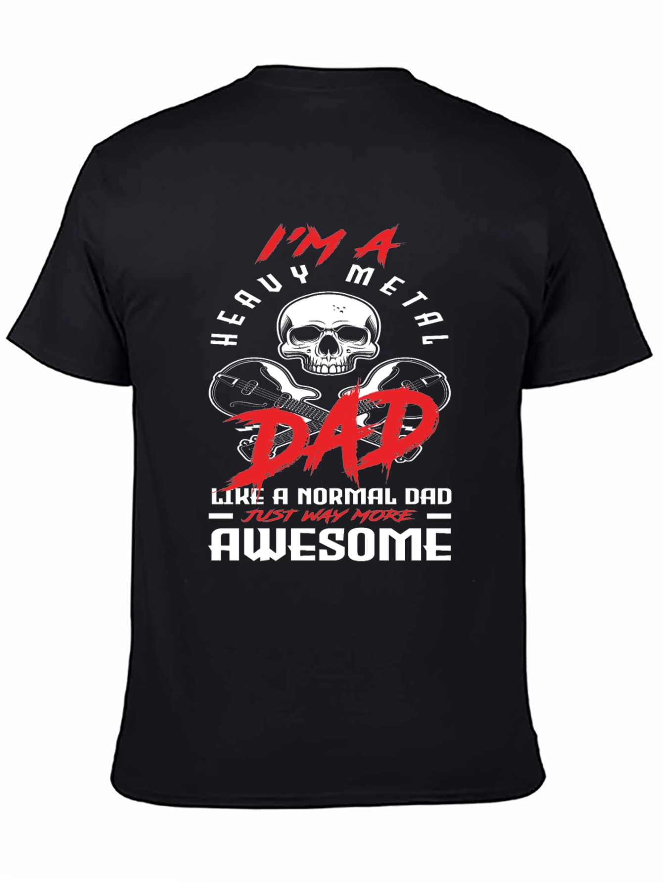 Heavy Metal Dad T-Shirt - Awesome Graphic Tee