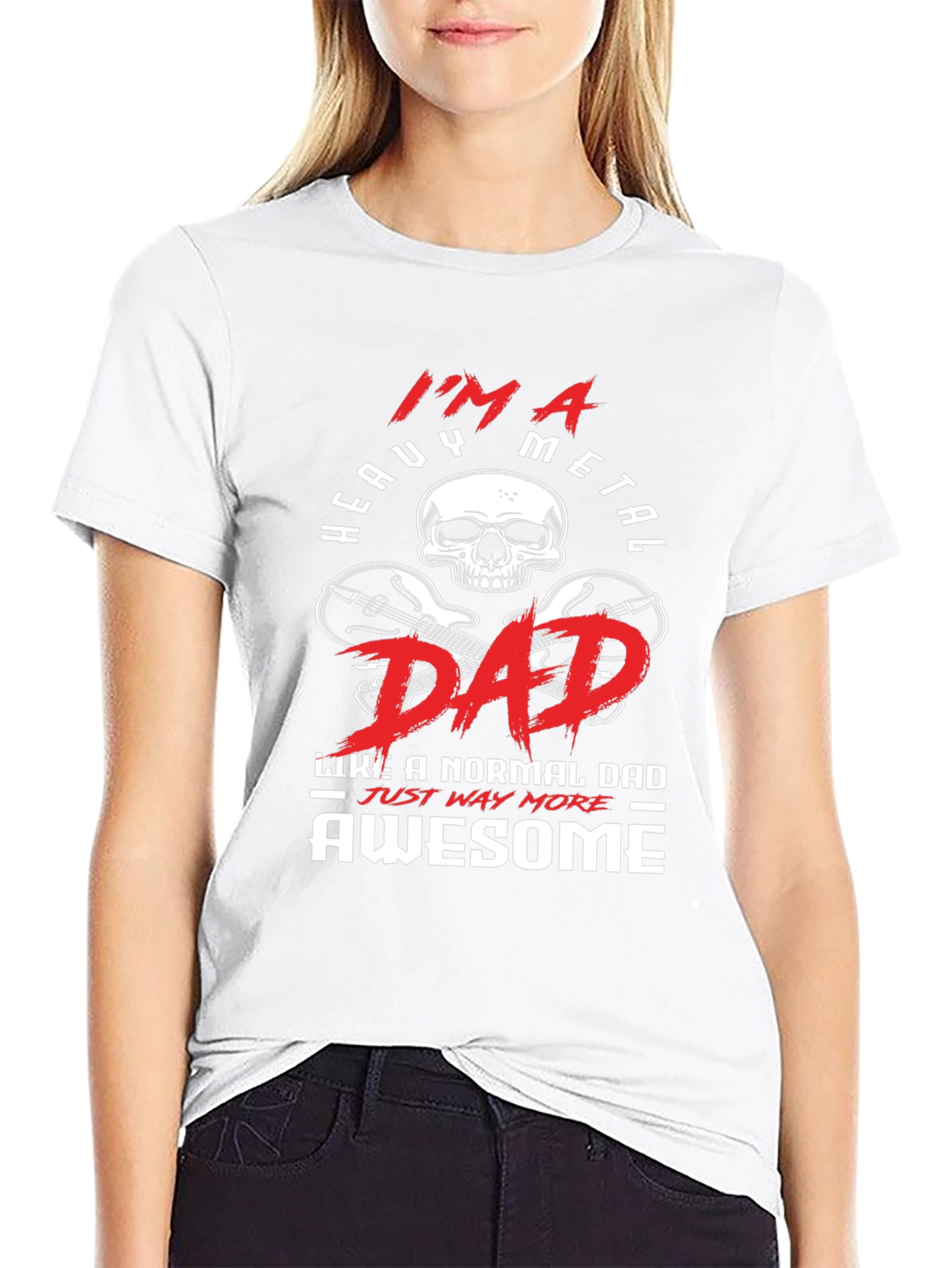 Heavy Metal Dad T-Shirt - Awesome Graphic Tee