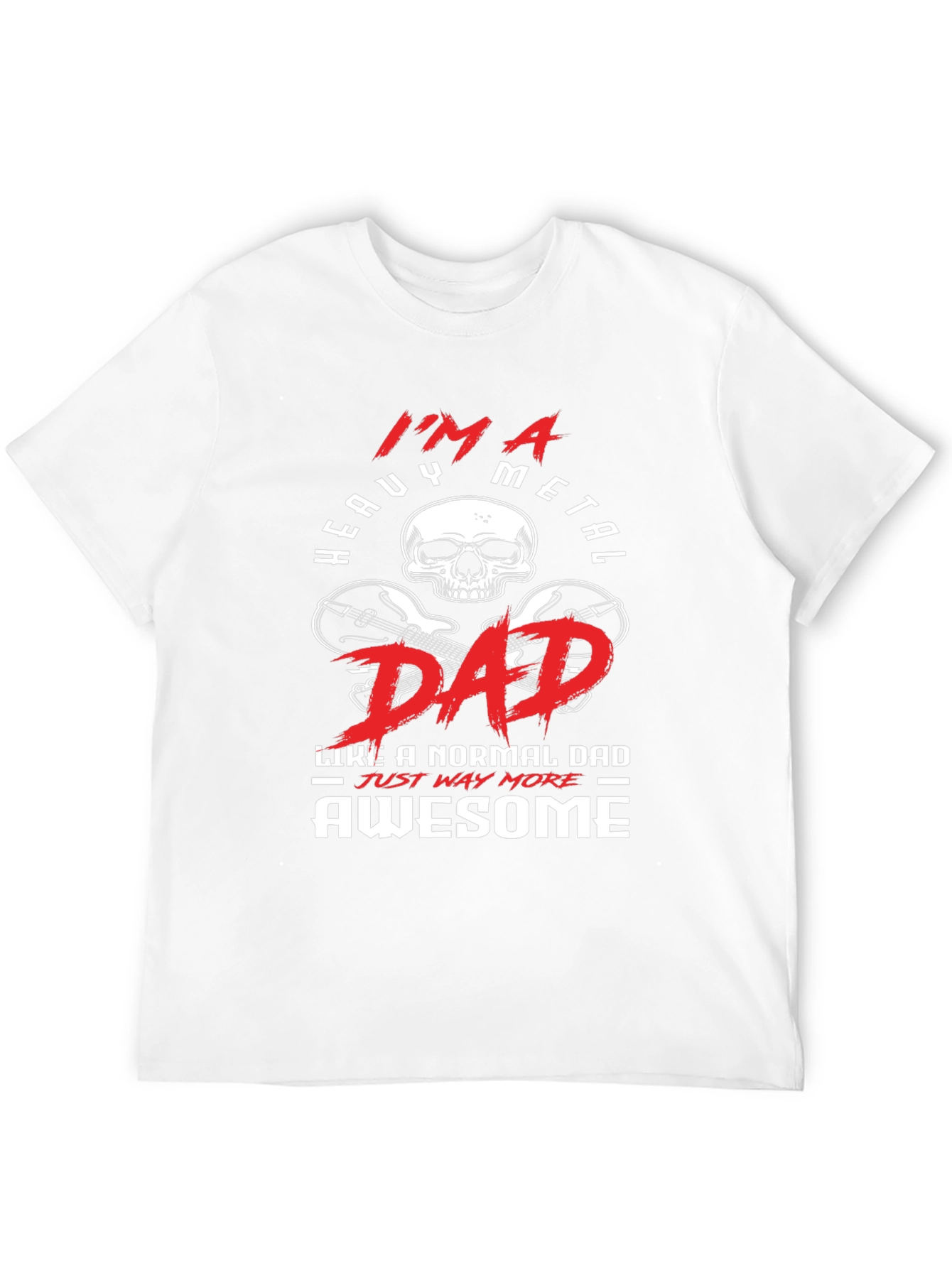 Heavy Metal Dad T-Shirt - Awesome Graphic Tee