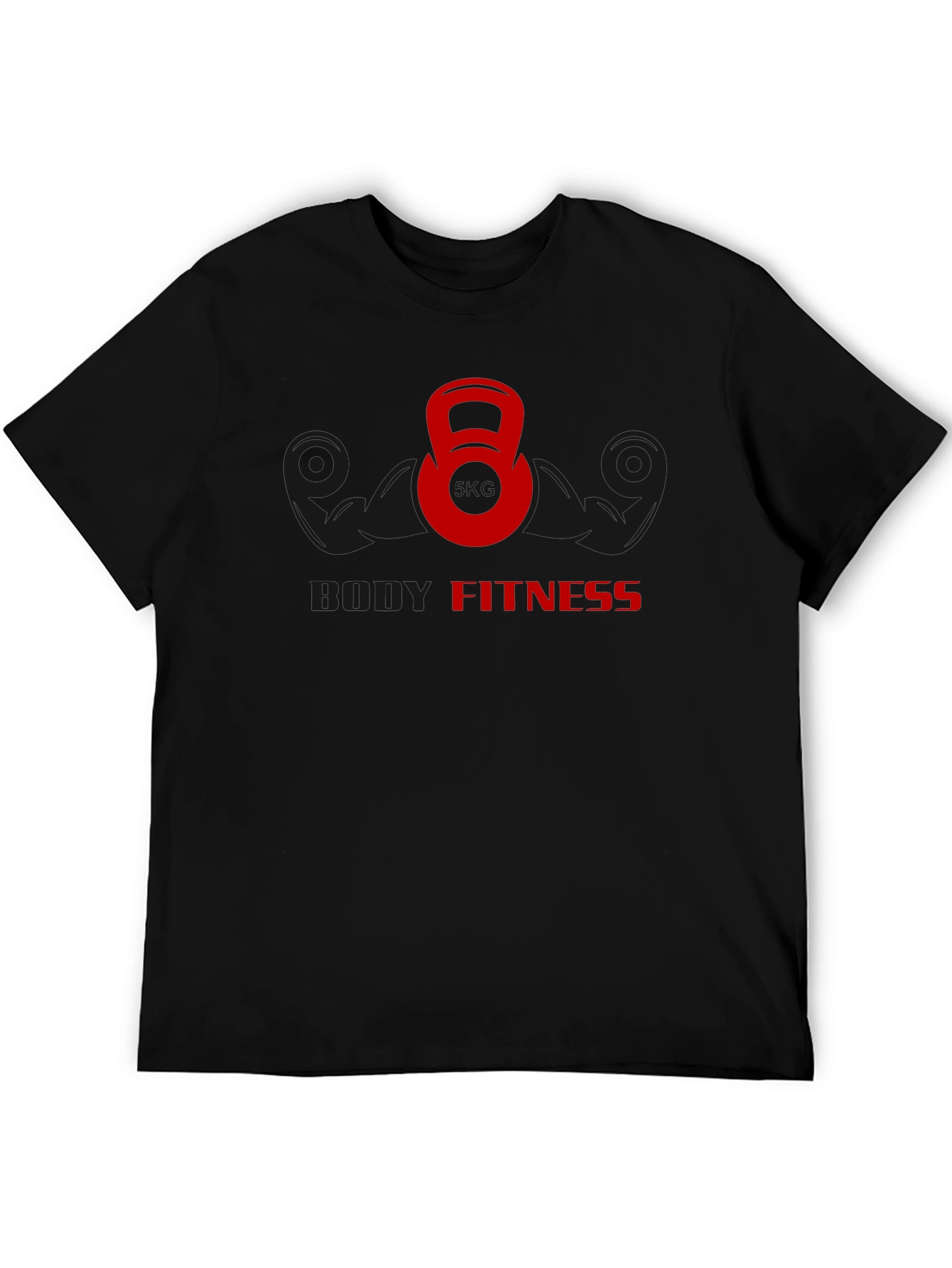 Body Fitness Graphic T-Shirt