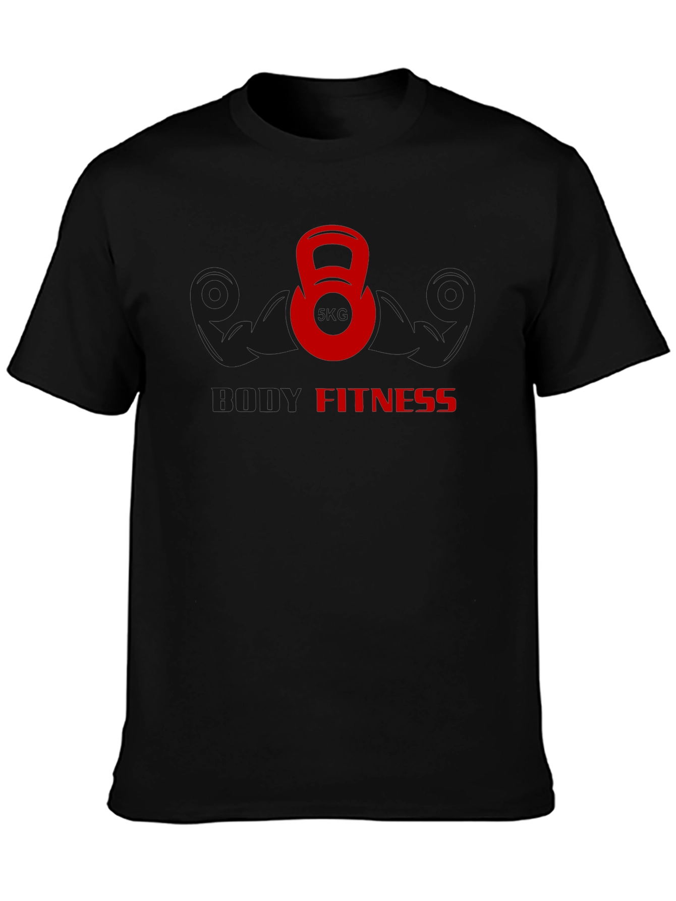 Body Fitness Graphic T-Shirt