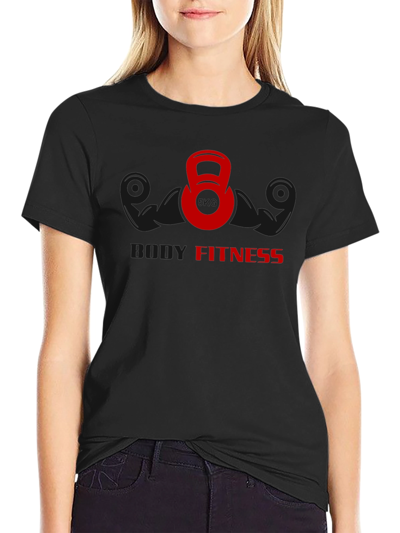 Body Fitness Graphic T-Shirt
