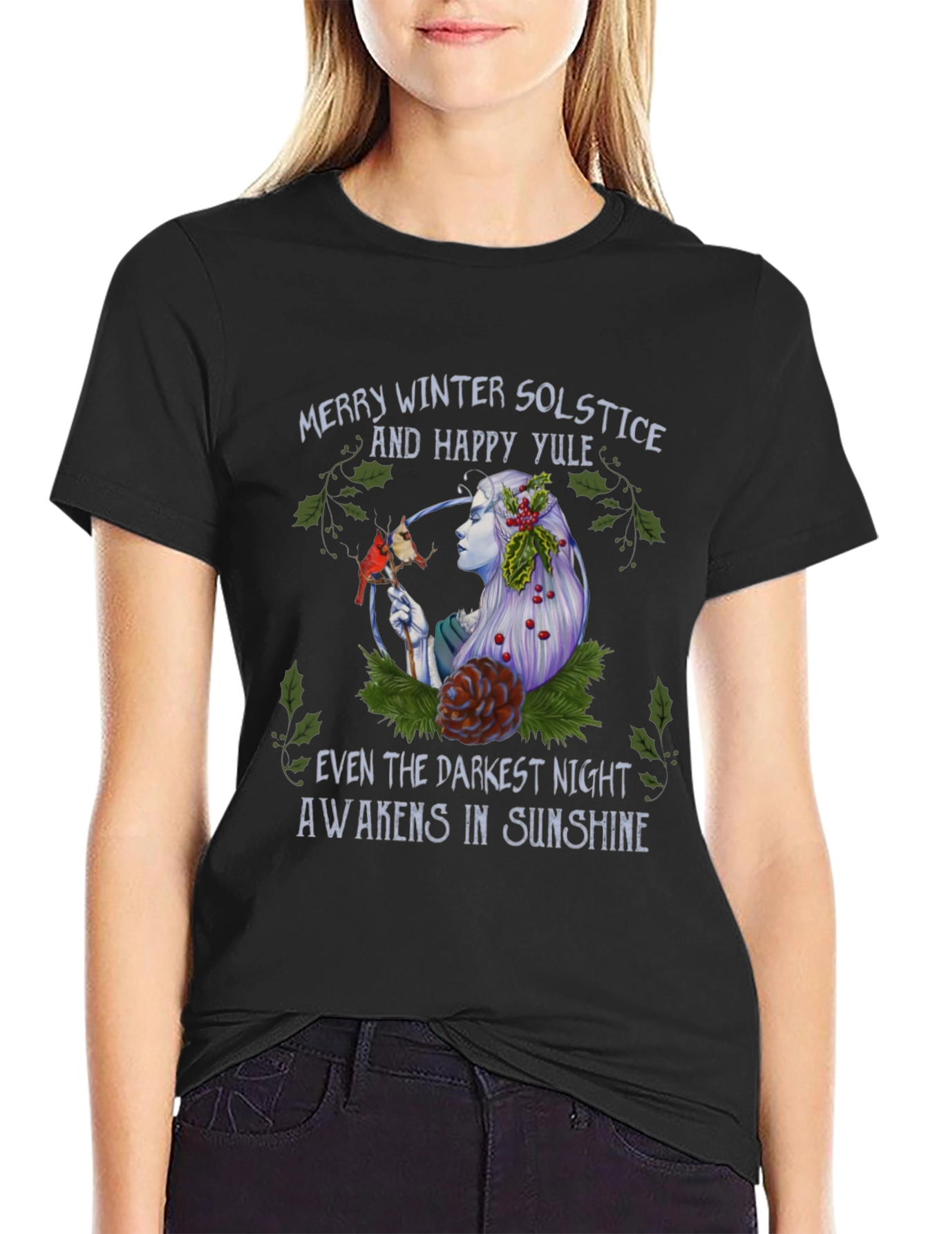 Winter Solstice T-Shirt - Merry Yule