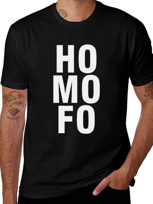 HOMOFO Graphic Tee - Bold Statement Shirt