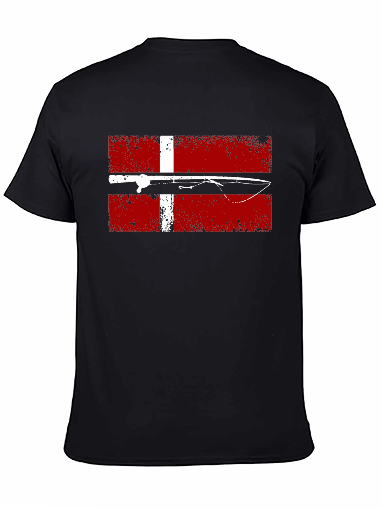 Denmark Fishing Flag T-Shirt