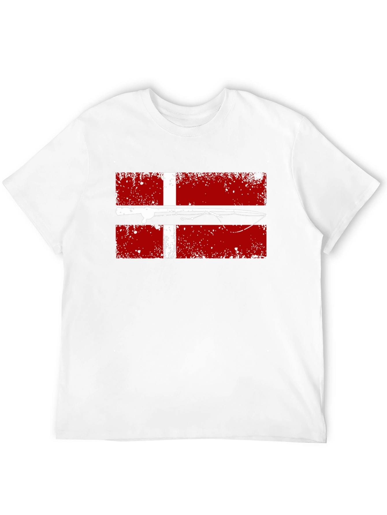 Denmark Fishing Flag T-Shirt