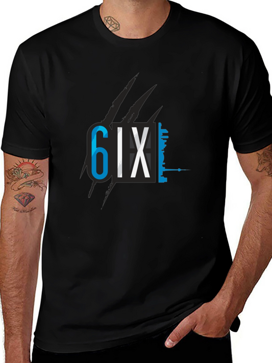 6IX Toronto Graphic T-Shirt - Soft Cotton Tee