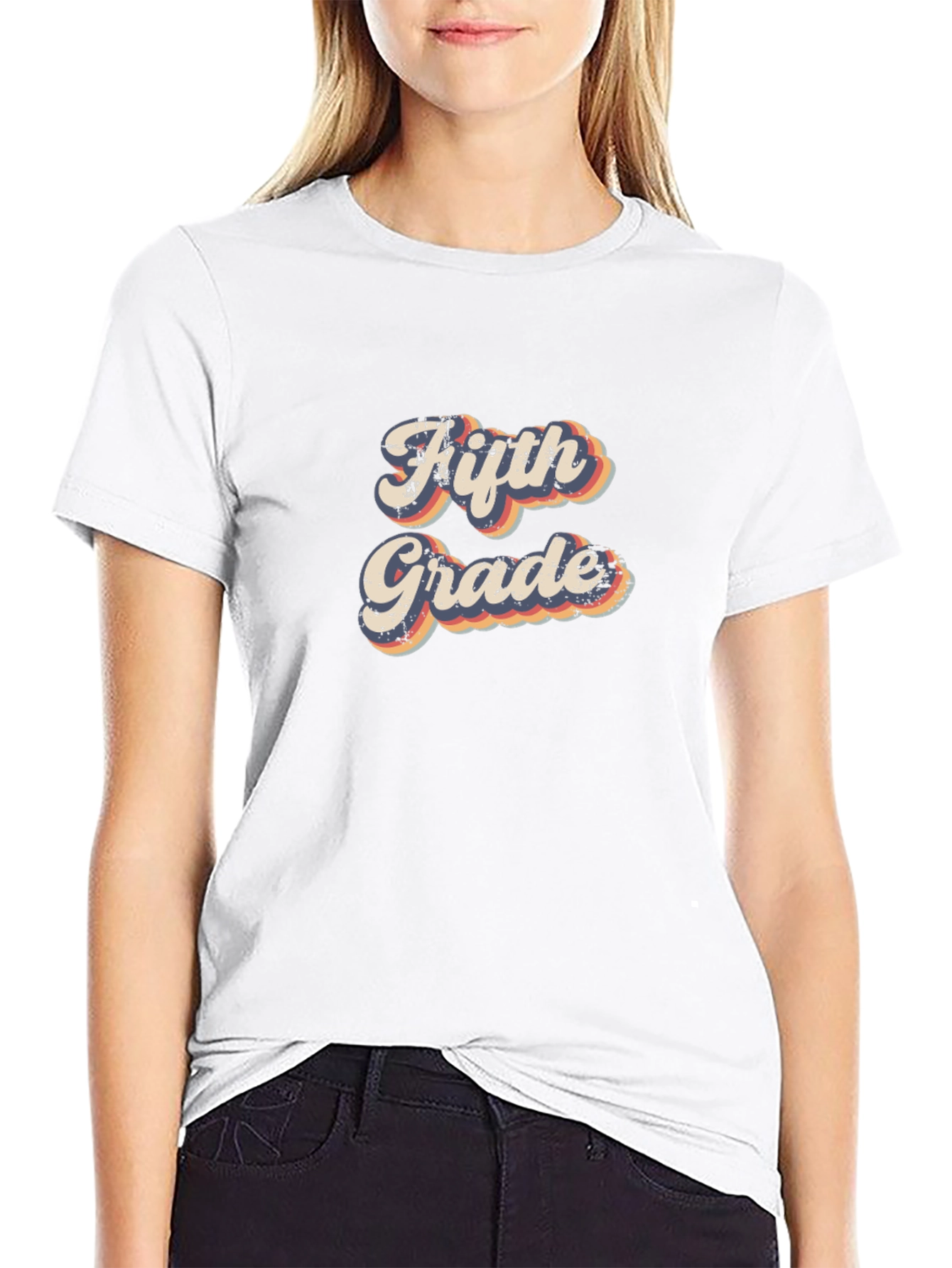 Retro Fifth Grade T-Shirt - Back to School