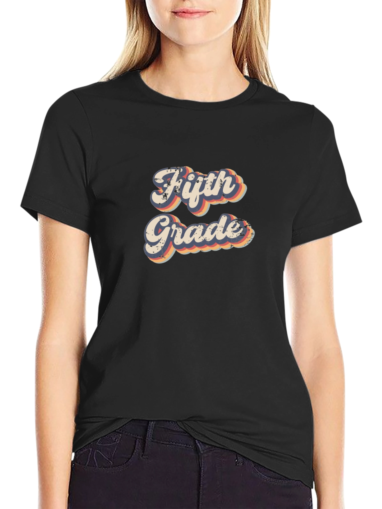 Retro Fifth Grade T-Shirt - Back to School