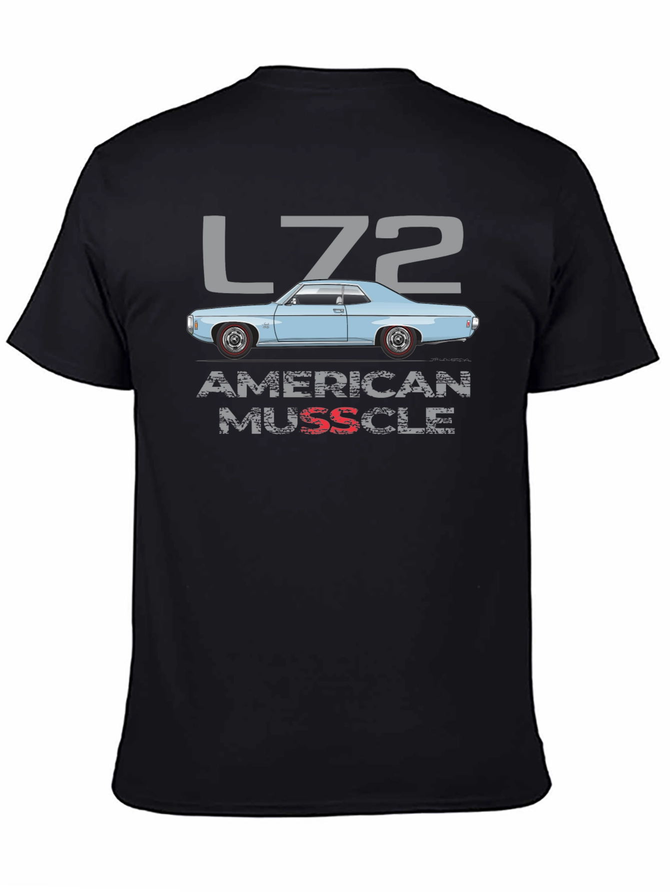 L72 American Muscle Car Graphic T-Shirt