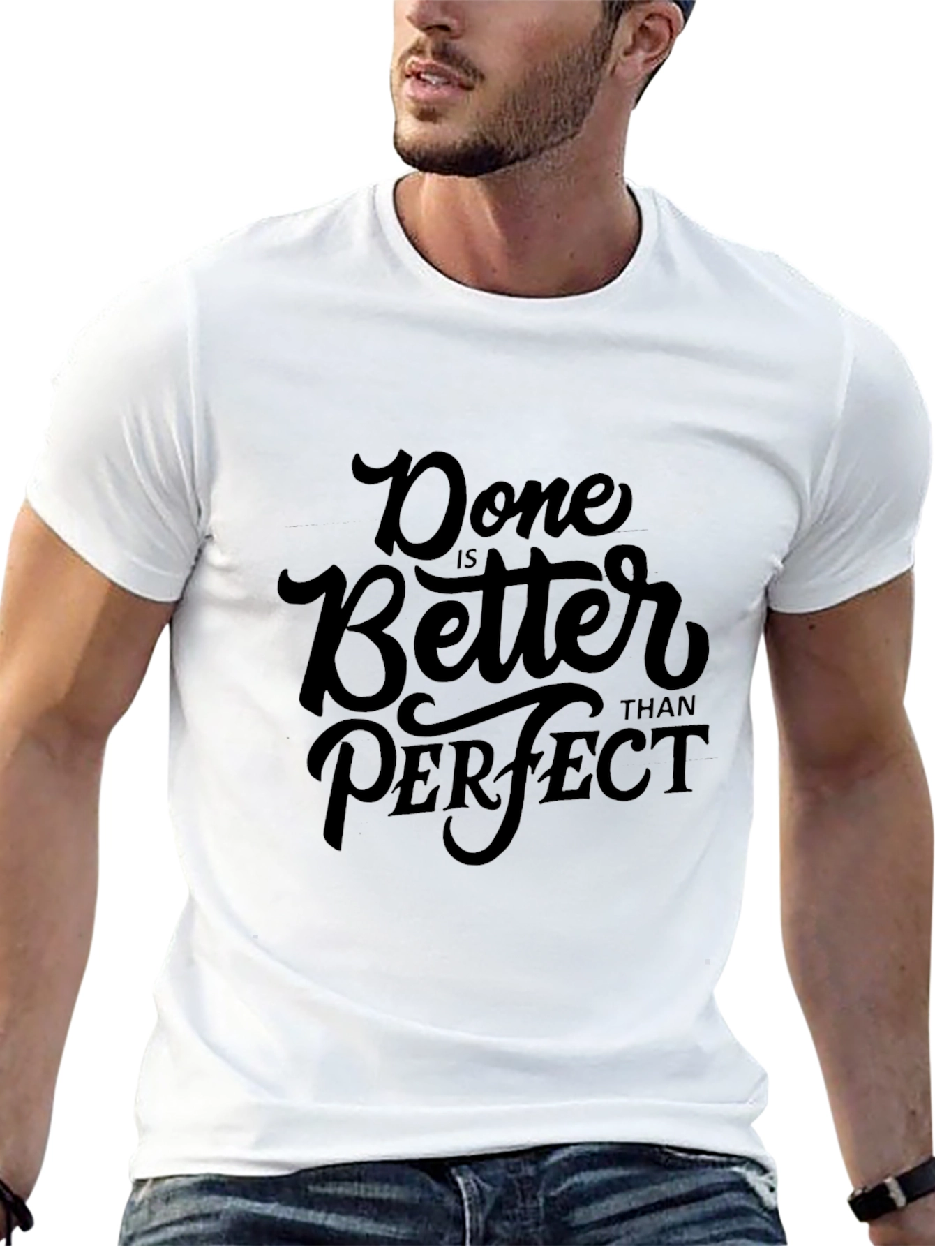 Done is Better Than Perfect Black T-Shirt