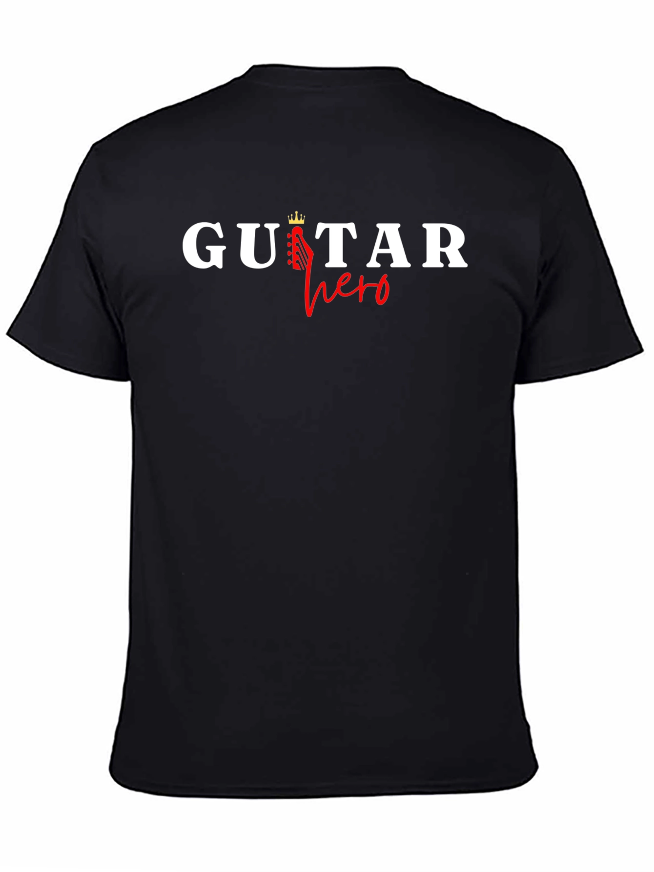 Guitar Hero Black Tee - Music Legend Shirt