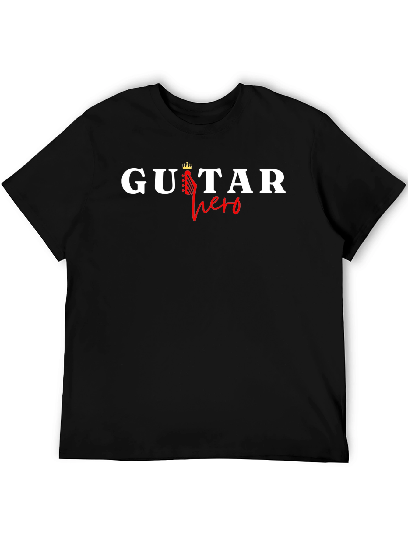 Guitar Hero Black Tee - Music Legend Shirt