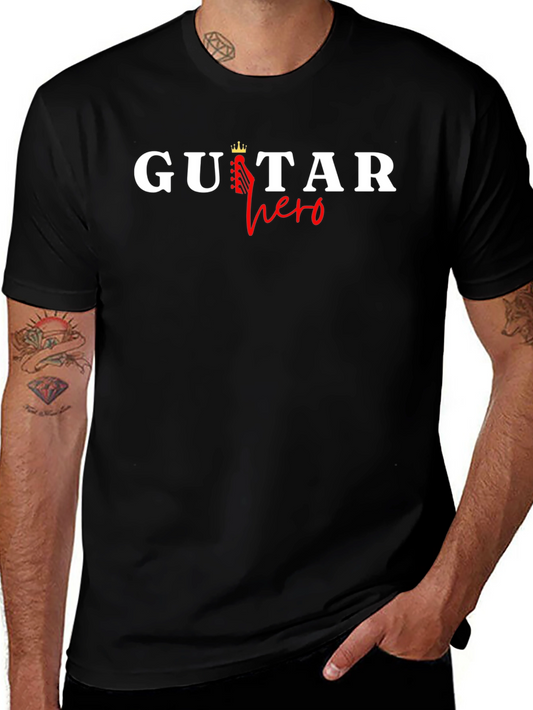 Guitar Hero Black Tee - Music Legend Shirt